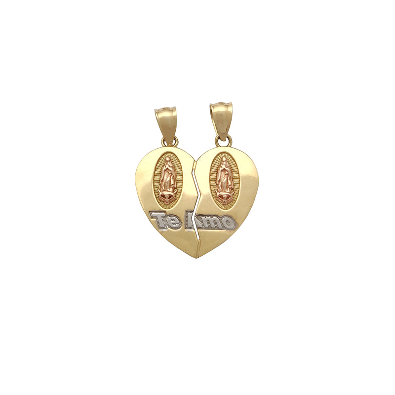 Partable Virgin Mary Heart Pendant (14K) Popular Jewelry New York