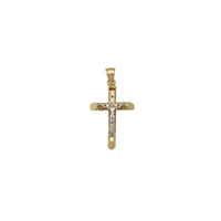 آویز صلیبی لوله ای طرح دار (14K) Popular Jewelry نیویورک