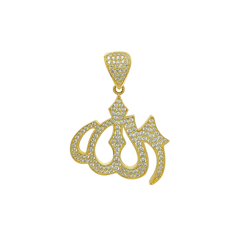 Pave Allah Pendant (14K) Popular Jewelry New York
