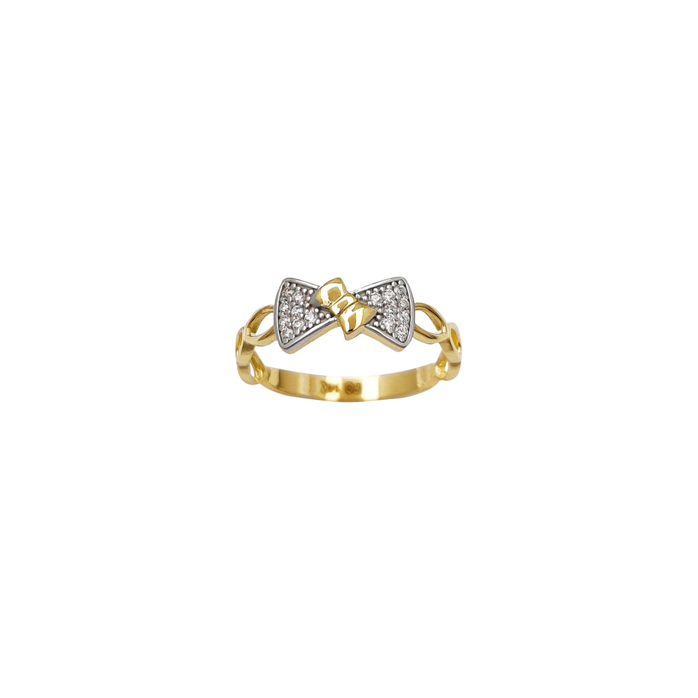 Pave Bowtie Ring (14K) Popular Jewelry New York