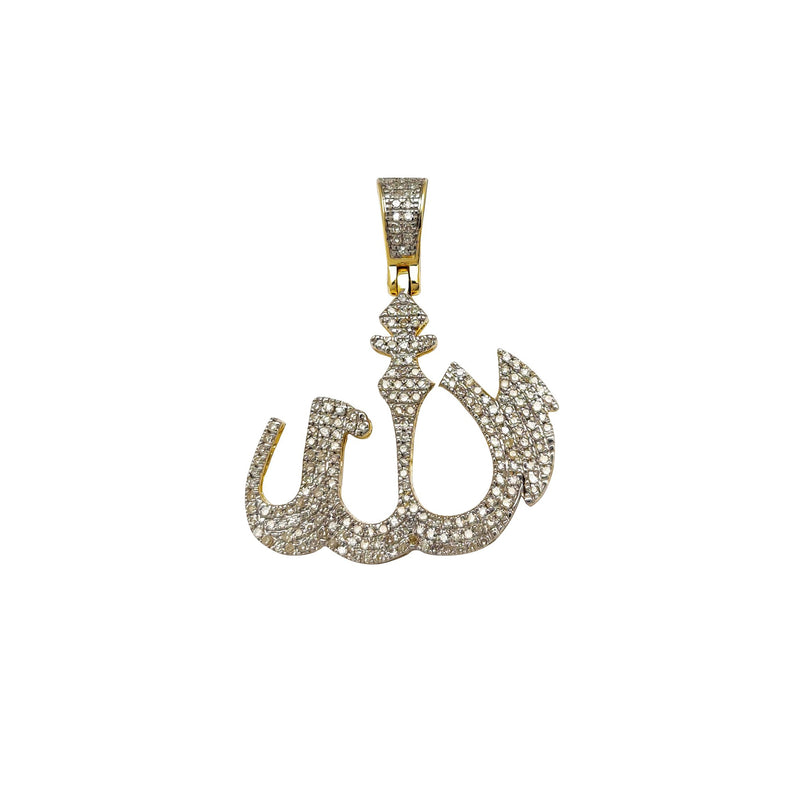 Diamond Allah Symbol Pendant (10K)
