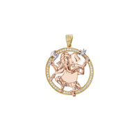 Pave Halo Ganesha Pendant (14K) Popular Jewelry New York