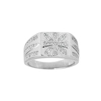 Pave North-Star Men's Ring (Silver) Popular Jewelry New York
