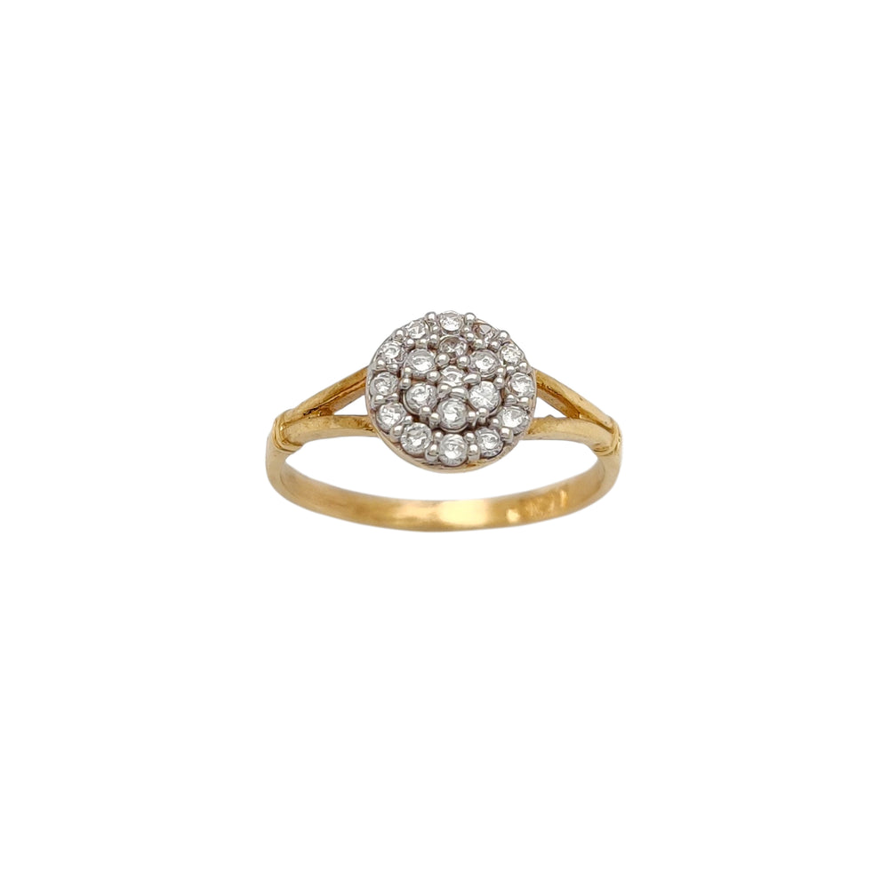 Pave Solitaire Ring (14K) Popular Jewelry New York