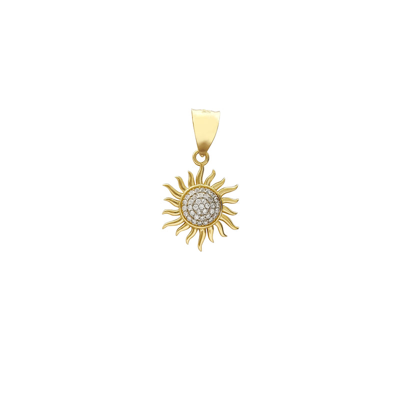 Pave Sun Pendant (14K) Popular Jewelry New York