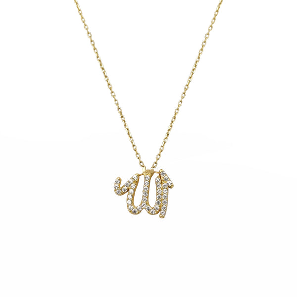 Pave Allah Necklace (14K) Popular Jewelry New York