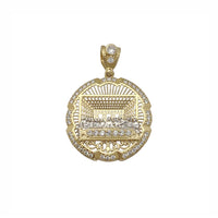 Pave Last Supper Medallion Pendant (10K) Popular Jewelry New York