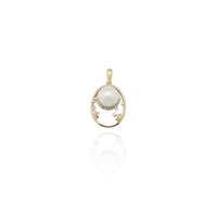 Pearl Astrolabe Pendant (14K) New York Popular Jewelry