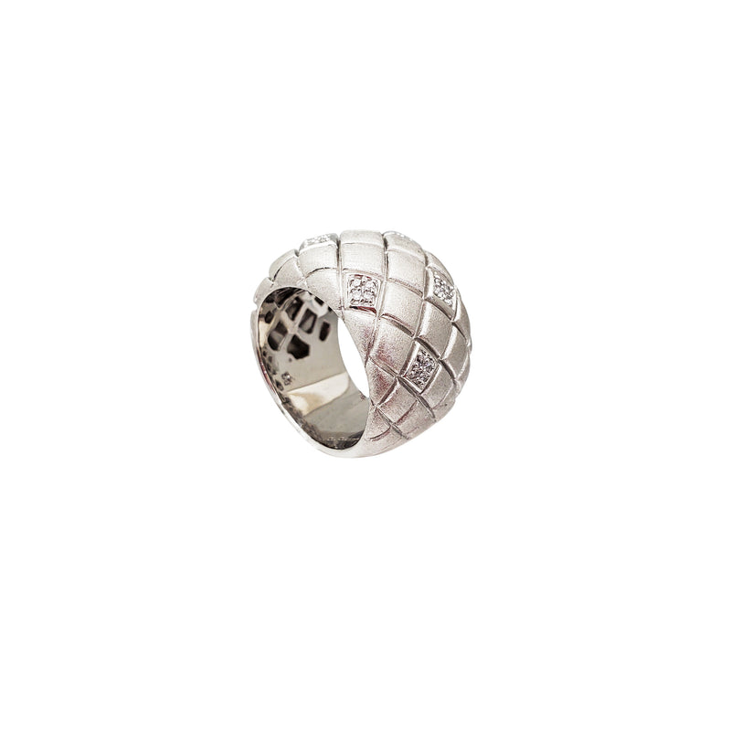 Pineapple CZ Ring (Silver)