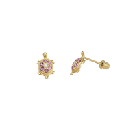 Turtle Stud Earrings (14K)