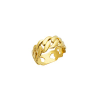 Plain Cuban Ring (10K) Popular Jewelry New York