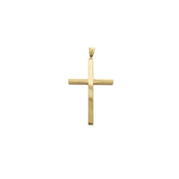中空拉丁十字架吊坠（14K）14克拉黄金， Popular Jewelry 纽约