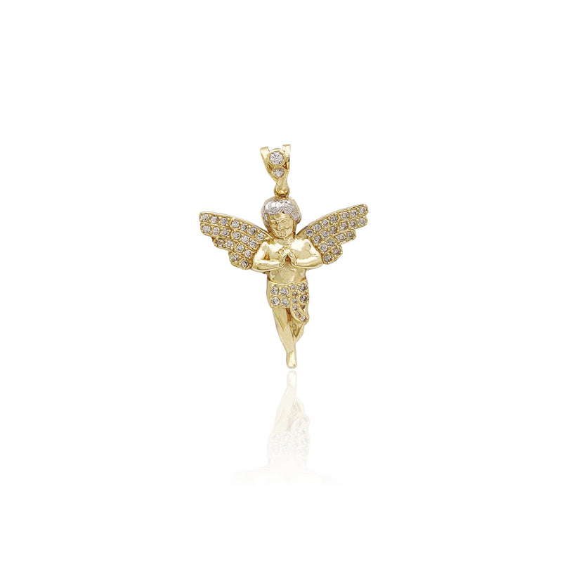 Praying Baby Angel Pendant (14K) Popular Jewelry New York