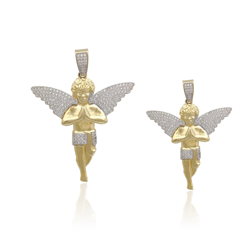 Praying Baby Angel Two-Tone (14K) Popular Jewelry New York