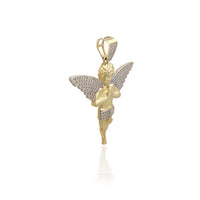 Prier bébé ange bicolore (14K) Popular Jewelry New York