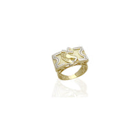 Praying Hands With a Cross Ring (14K) Popular Jewelry New York
