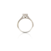 Şahzadə tərəfindən kəsilmiş Halo Pave Nişan Diamond Ring (14K) Popular Jewelry New York