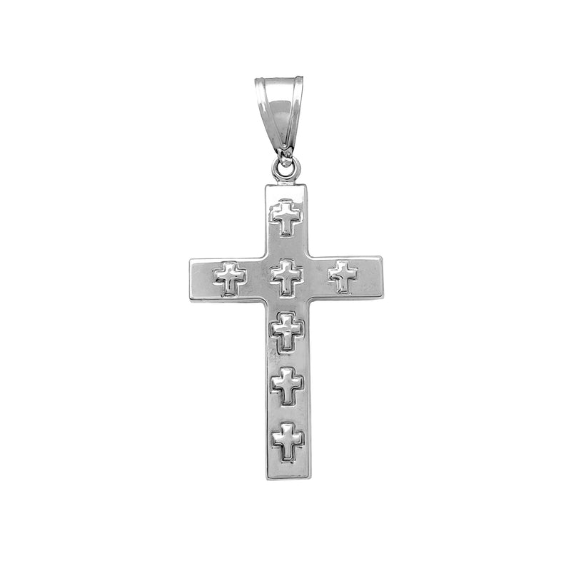 Puffy Cross Pendant (14K) Popular Jewelry New York