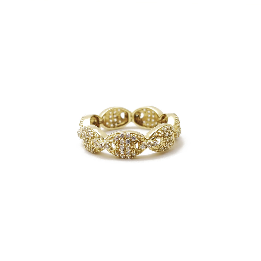 Puffy Marine/Gucci CZ Ring (14K) Popular Jewelry New York