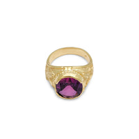 Purple Stone Eagle Statement Ring (14K) Popular Jewelry New York
