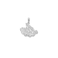 Floral #1 Mom Pendant (Silver)