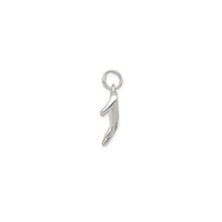 Enamel Piano Charm Pendant (Silver)