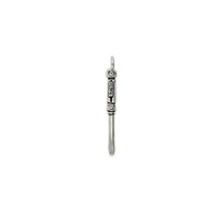 Antique Finish Screwdriver Pendant (Silver)