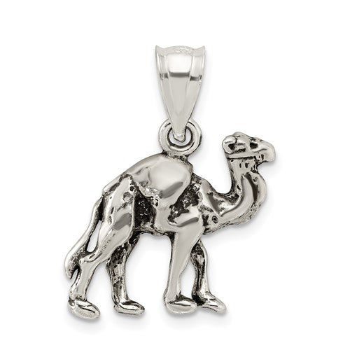 3D Camel Pendant (Silver)