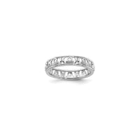 Libra Zodiac Sign Band Ring (Silver)