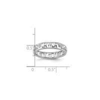 Scorpio Zodiac Sign Band Ring (Silver)