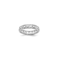 Leo Zodiac Sign Band Ring (Silver)