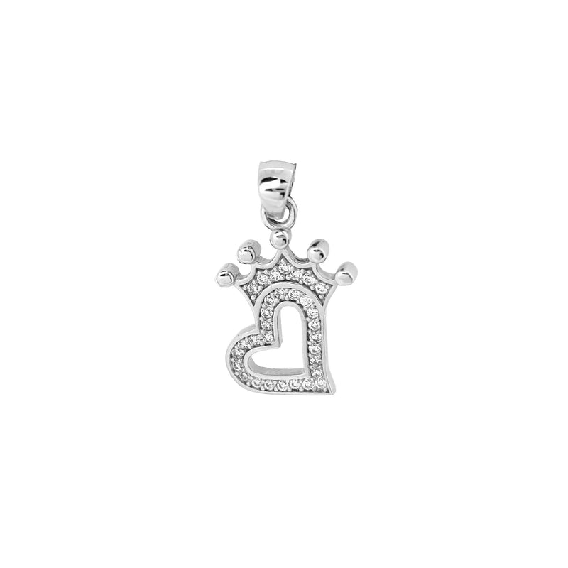 Queen Heart CZ Pendant (14K) Popular Jewelry New York