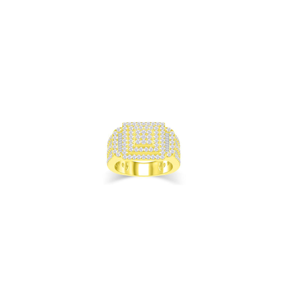 Square Shaped Diamond Ring (14K)
