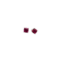 CZ Stud Earrings (Silver)