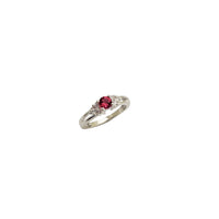 July Cz Baby-Sized Ring ( Silver)