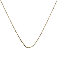 Two-tone Rice Style Chain (14K)