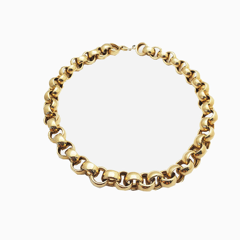Hollow Rolo Chain (14K)