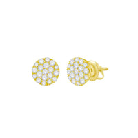 Round Diamond Earrings (14K)