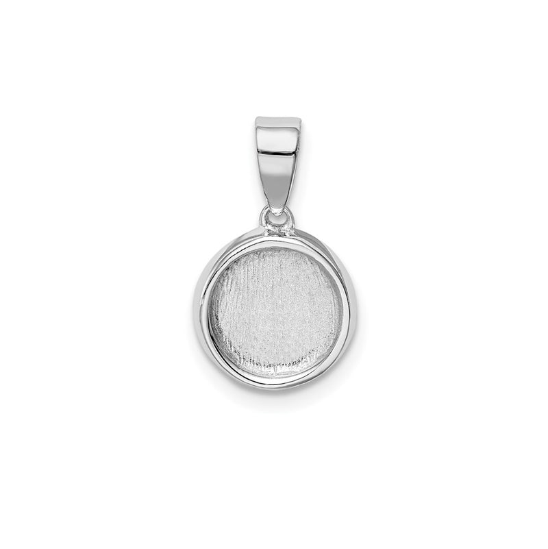 Round Opal Pendant (Silver)