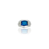 Düzbucaqlı Sapphire Ring (10K).