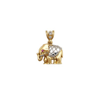 Red-Eye Ornament Elephant Pendant (14K) Popular Jewelry New York