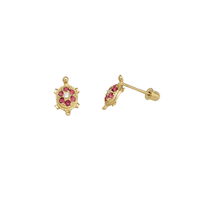 Turtle Stud Earrings (14K)
