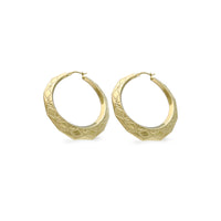 Rhombus Style Hoops Earrings (14K) Popular Jewelry New York