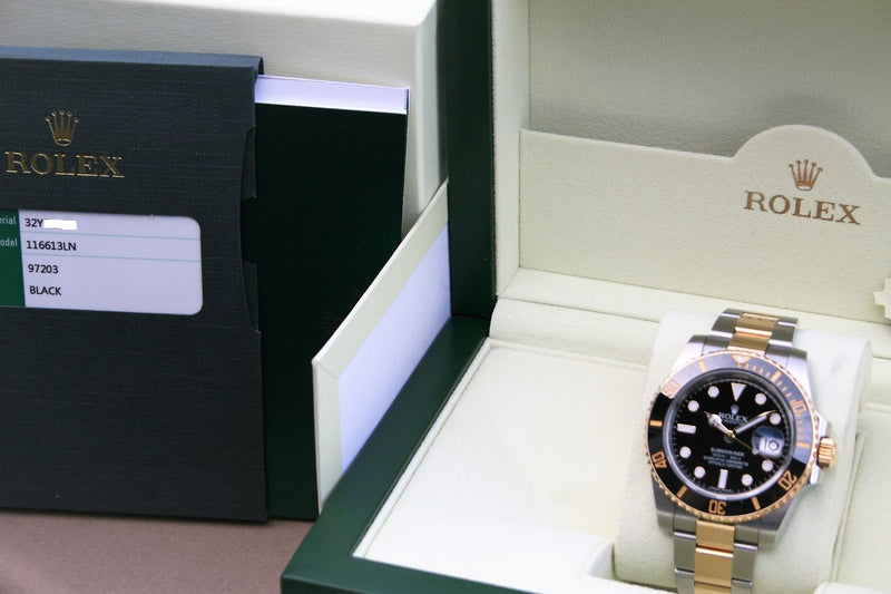 Rolex Submariner Date Two Tone 18K/SS 116613LN
