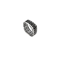 Rope Franco Square Ring (Silver)