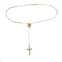Rosary Bead Necklace (14K)