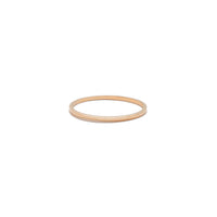 Rose Gold Comfort Fit Classic Slim Band Ring (14K) Popular Jewelry New York