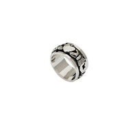 Rotating Hand Hold Ring (Silver)