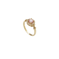 Round CZ Ring (14K)