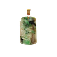 Jade Ruyi Tablet Pendant (14K)